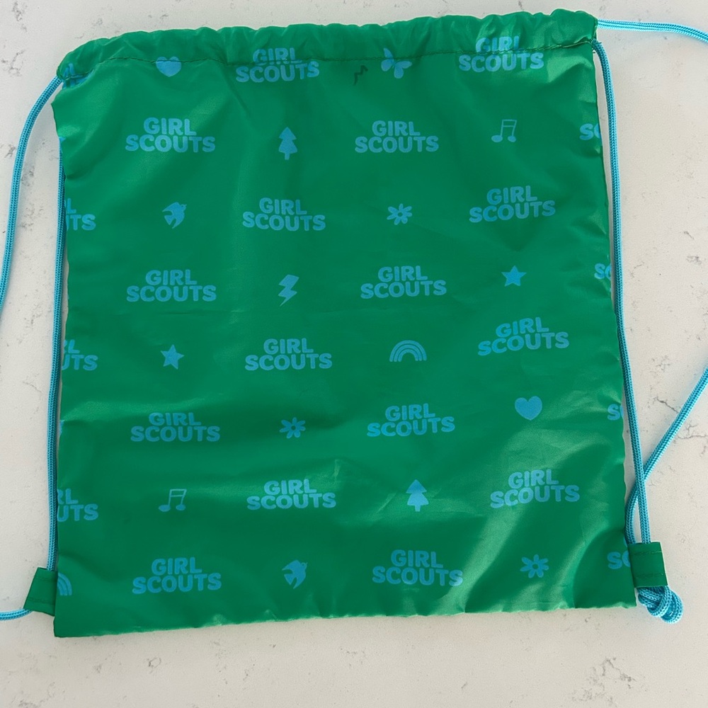 Girl Scouts Green‎ Drawstring Bag